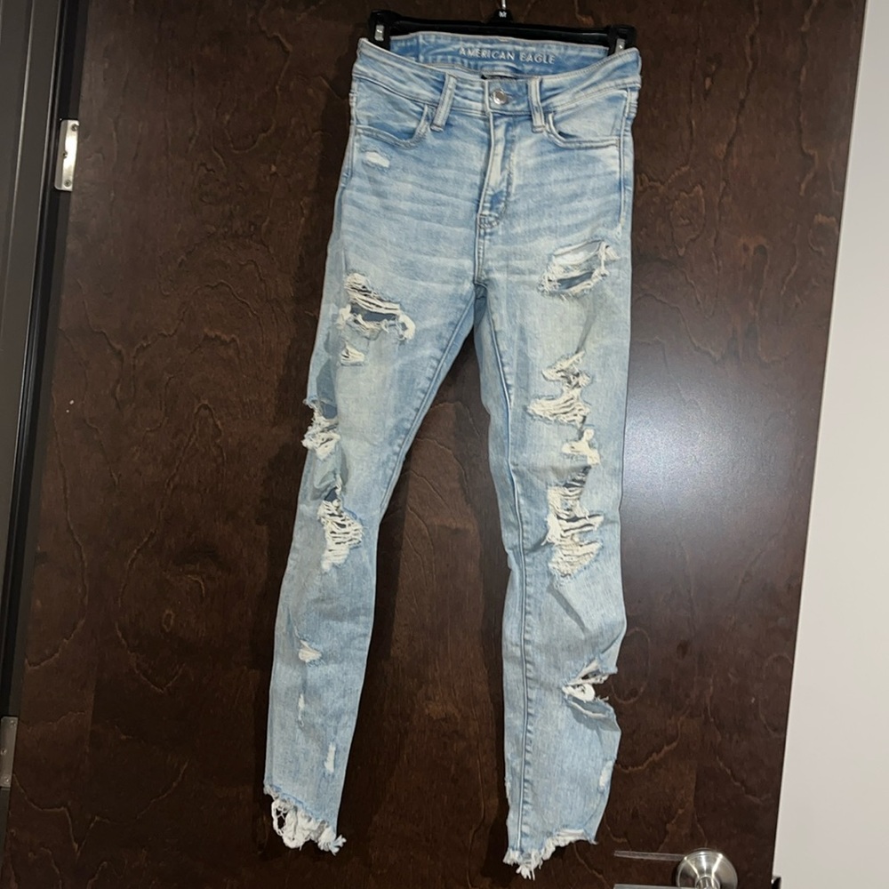 American Eagle Ripped Skinny Jeans
